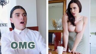 BANGBROS - Хуан Эль Кабальо Локо трахает грудастую мачеху своей подруги Шанель Престон порно